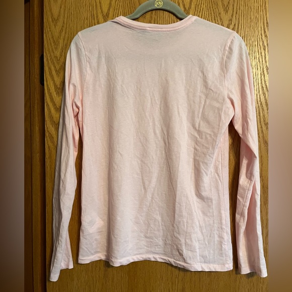 Light Pink Ralf Lauren Polo Long Sleeve Tee - Picture 2 of 8